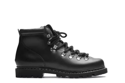Avoriaz Black Silk Rubber Sole